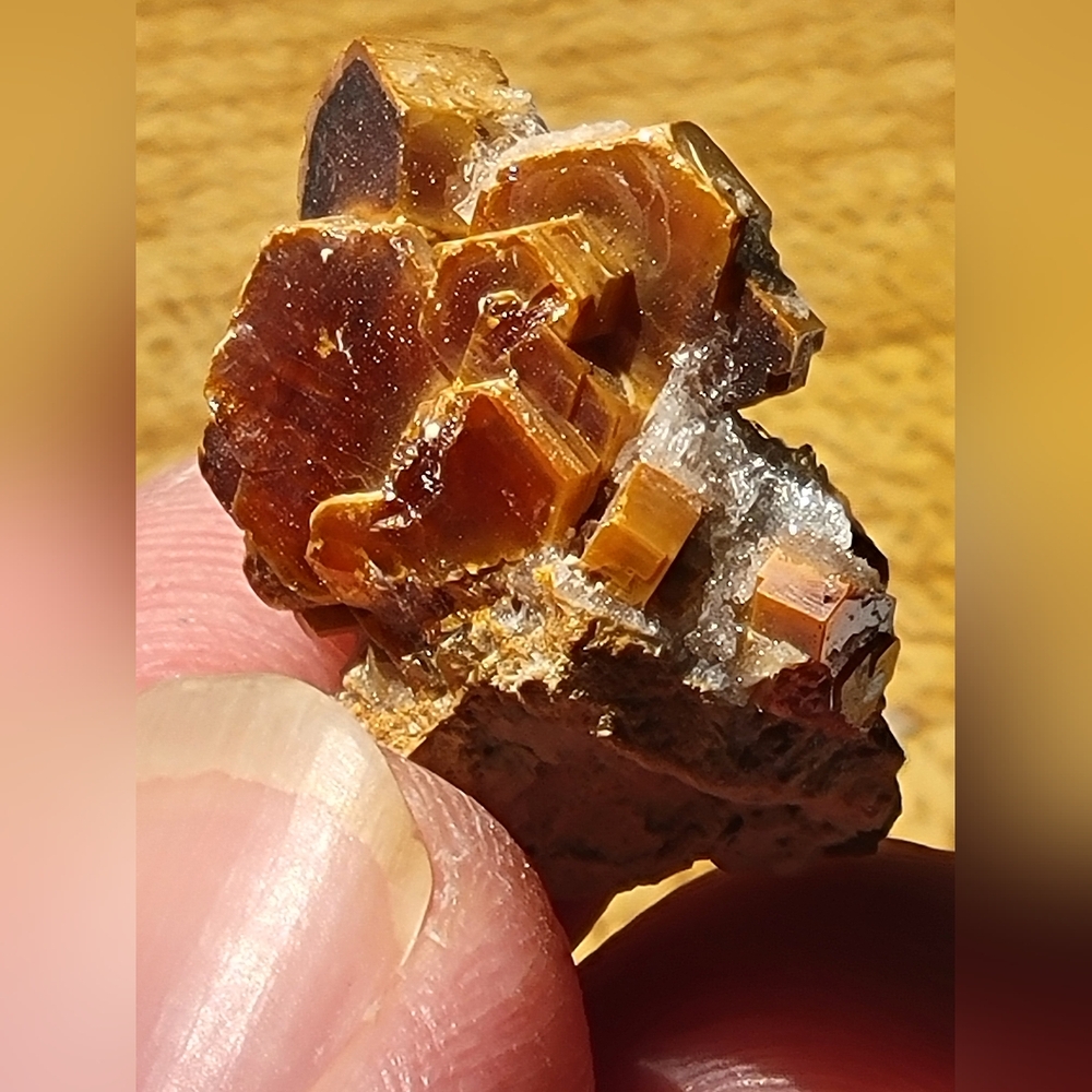 ✨️🔥 Stunning Natural Vanadinite Specimen Box w/ Matrix 13.12g (Morocco)
